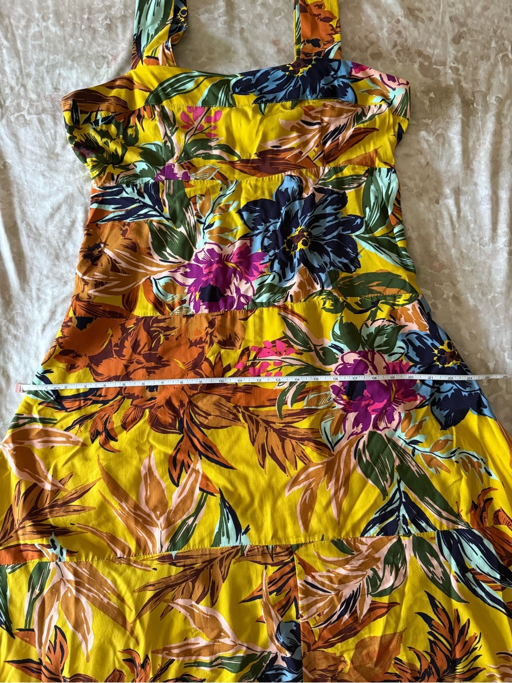 Vince Camuto Floral Midi Dress Size L - Picture 9 of 10